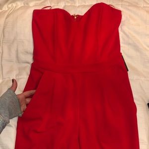 Red Jumpsuit w/ Pockets!